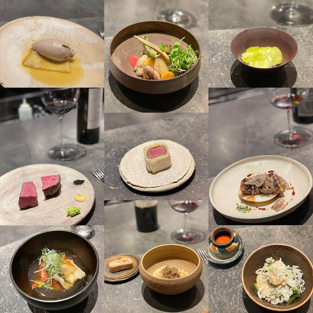 SAEKAのインスタグラム：「なんて幸せなんだろう なんて恵まれてるんだろう  こんなに美味しいお料理が食べられて こんなに美味しいお酒が飲めて コース料理には シェフの想いがつまってる 料理人さんの丁寧な作業には愛がつまってる  服部さんにも久しぶりに会えて 懐かしい話で盛り上がって 顔見れて嬉しかった良き日 また行きたいです❤︎ @iaku_osaka_kitashinchi  @u.kai.hattori   ありがとうございました❤︎  #私はやっぱりhappygirl #感謝 #食べログ #食べすたぐらむ #iaku #創作料理  #大阪 #北新地 #イノベーション料理 #予約困難店 #ワイン #ワイン好き #肉好き女子  #歯科医師 #女医 #フィットネスモデル」