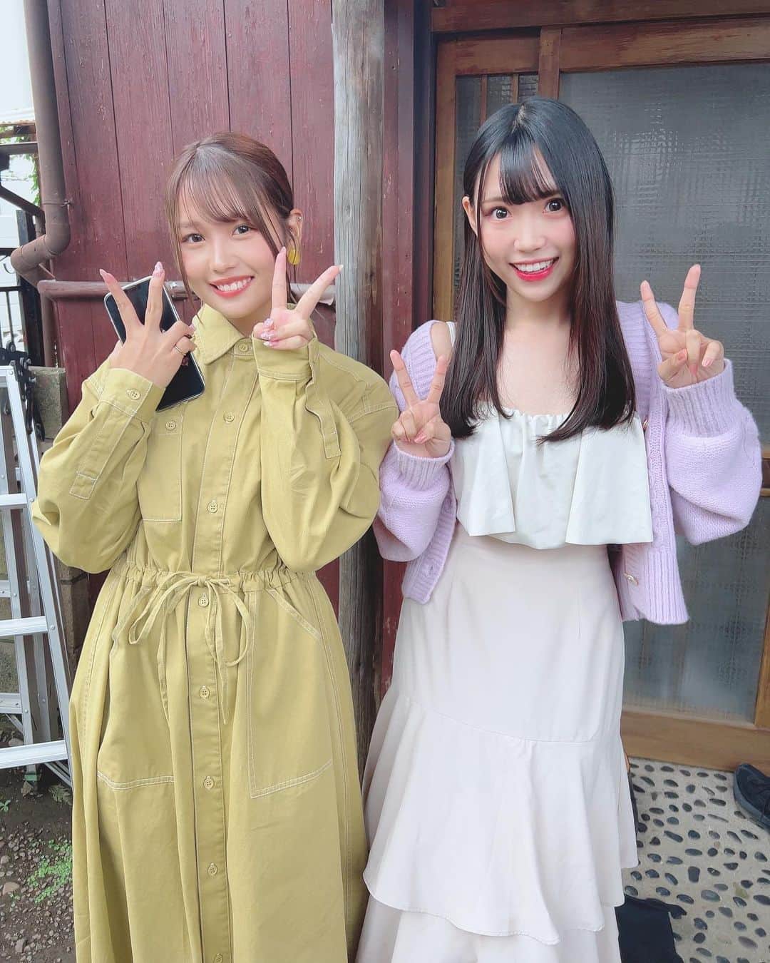 尾上美月のインスタグラム：「EXGEEの撮影で一緒だったるなちゃんと😊💓 可愛すぎて癒されました🥰🤤  #japanesegirl #fashion #좋아요환영 #팔로우 ##귀여운#偶像 #インスタ映え #ootd #ootdfashion #followme #follow #followforfollowback #swag #fff #japanesegirl #지원 #학생 #유행 #좋아 #好き #photo #life #exgee」