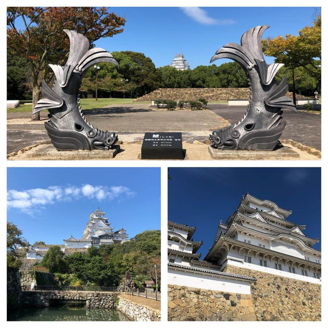 恒吉梨絵のインスタグラム：「兵庫県へ旅行に行ってきましたー！！  観光地巡り楽しかった☺️💕  #兵庫観光#神戸#姫路城#南京町#中華街#老祥記#一貫楼#異人館#うろこの家#ベンの家#洋館長屋#英国館#シャーロックホームズ#bakerstreet#神戸牛#有馬温泉#太閤の湯」