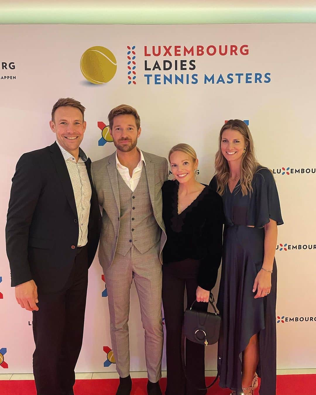 マンデイ・ミネラのインスタグラム：「Thanks for the nice evening Jill&Tommy @luxladiestennismasters #luxembourgladiestennismasters #luxembourgletsmakeithappen」