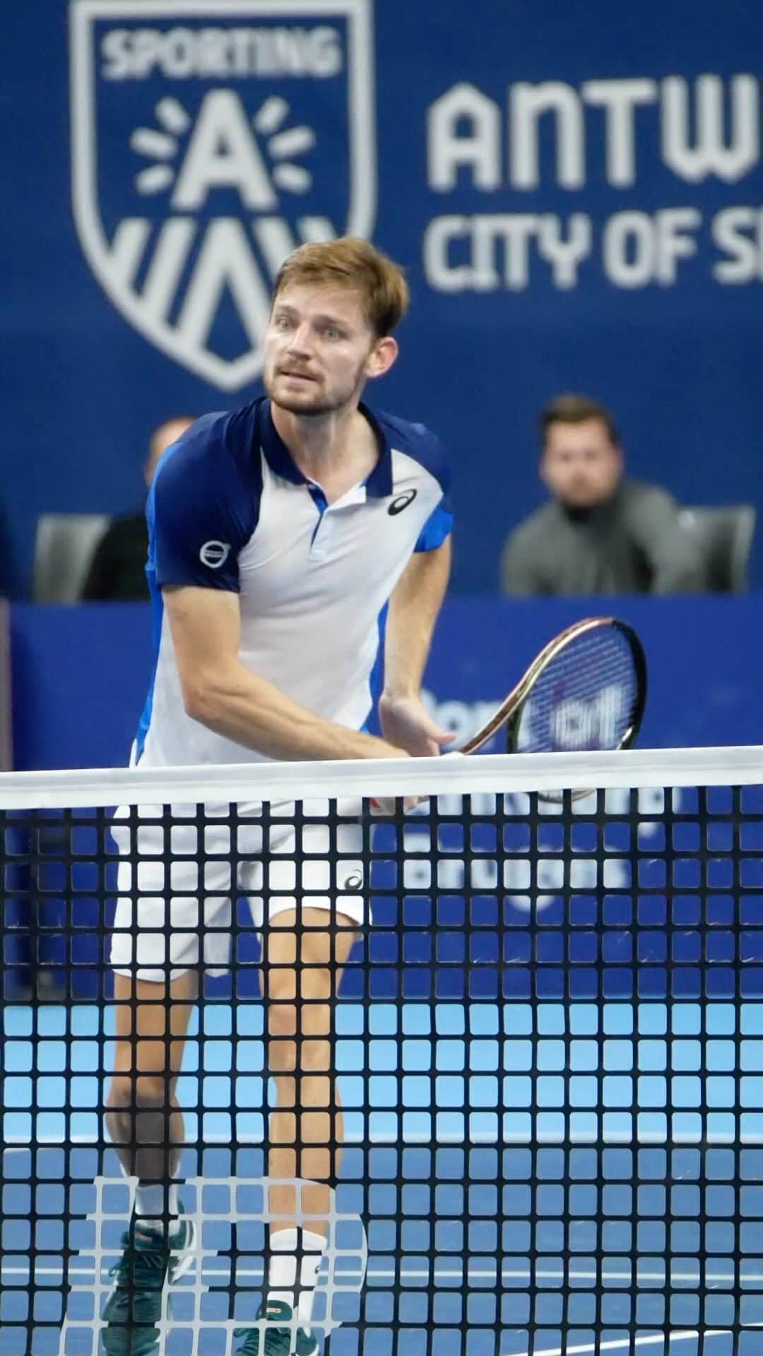 ダビド・ゴフィンのインスタグラム：「that quarter finals feeling 🙌🏻🇧🇪🔥  #europeanopen #tennis #atp #quarterfinal #davidgoffin」