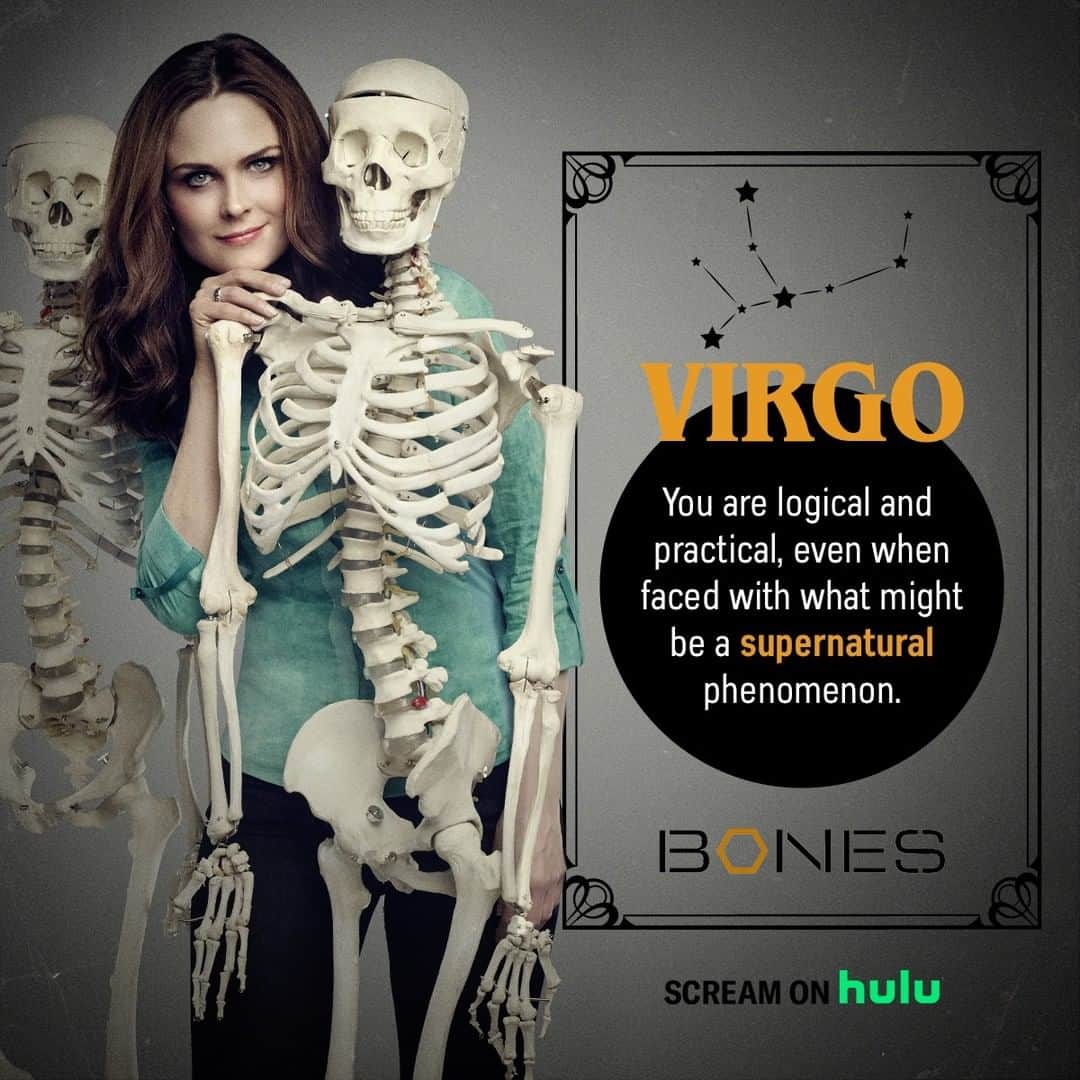 Bonesのインスタグラム：「Astrology and Astronomy are both sciences, right? Bones is now screaming for #Huluween」