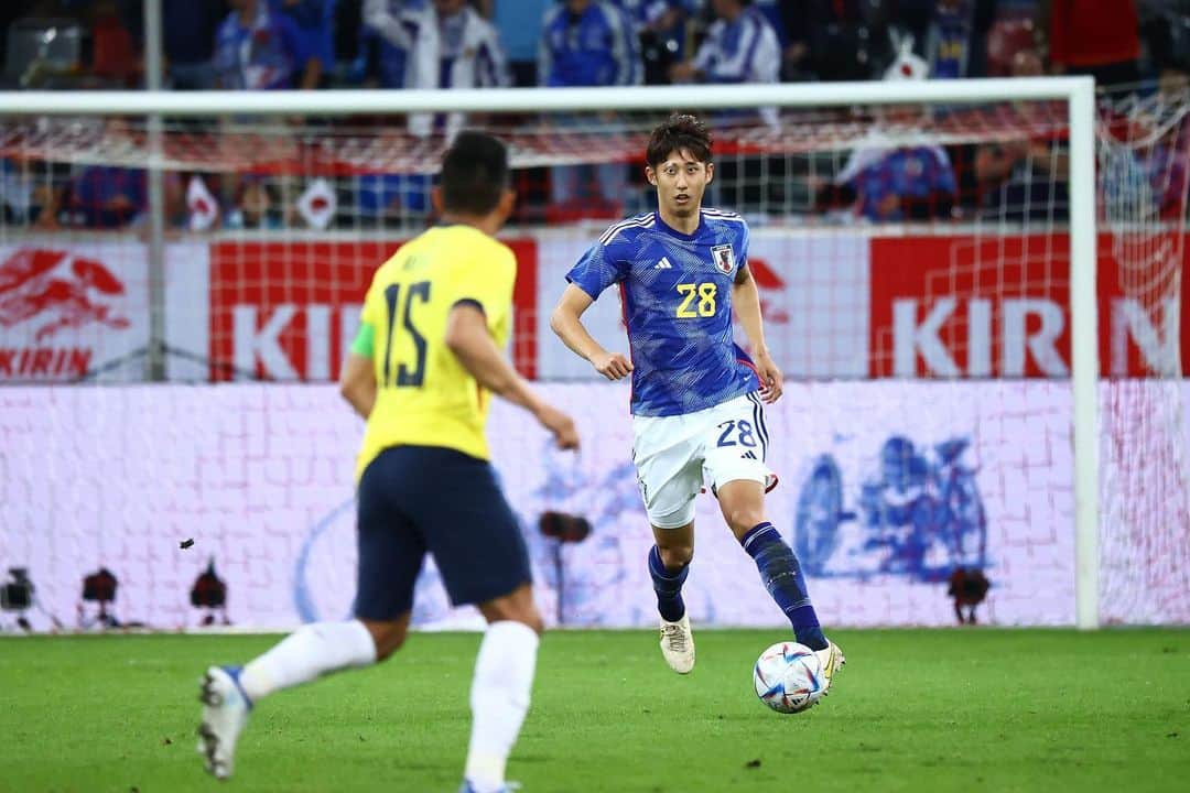 伊藤洋輝のインスタグラム：「Done ✅ @japanfootballassociation」