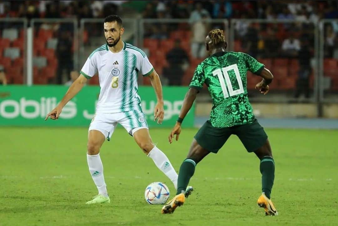 ナビル・ベンタレブのインスタグラム：「2 games, 2 wins 🇩🇿❤️」