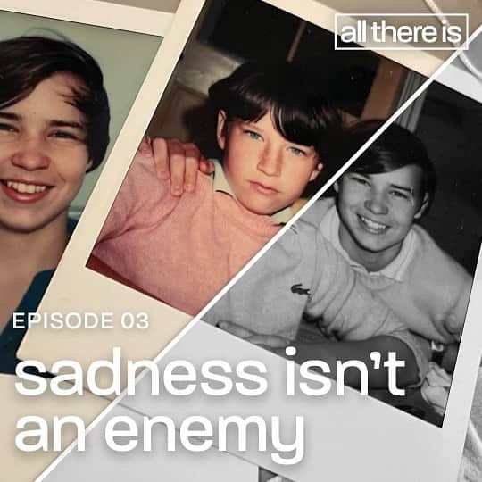 アンダーソン・クーパーのインスタグラム：「Is Sadness and Enemy? Are tears an enemy? These are some of the questions raised in this very moving episode of All There Is. It starts as a conversation about the ripple effects of my brother, Carter’s suicide in 1988 and i’m joined by a wonderful palliative care doctor named BJ Miller, who lost a sister to suicide. BJ helps me look at grief and the stories i’ve told myself about it, in unexpected ways, and i find his ideas really helpful… and i think they can be helpful to you too. link in bio above. you can also find this podcast on @applepodcasts or wherever you get your podcasts.」