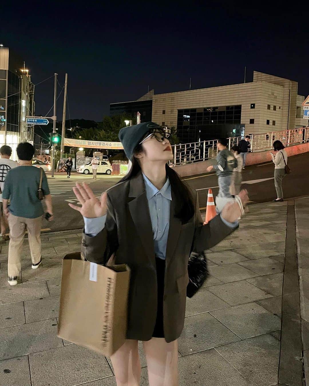 河﨑莉奈のインスタグラム：「저 한국 왔어요…🇰🇷🥹」
