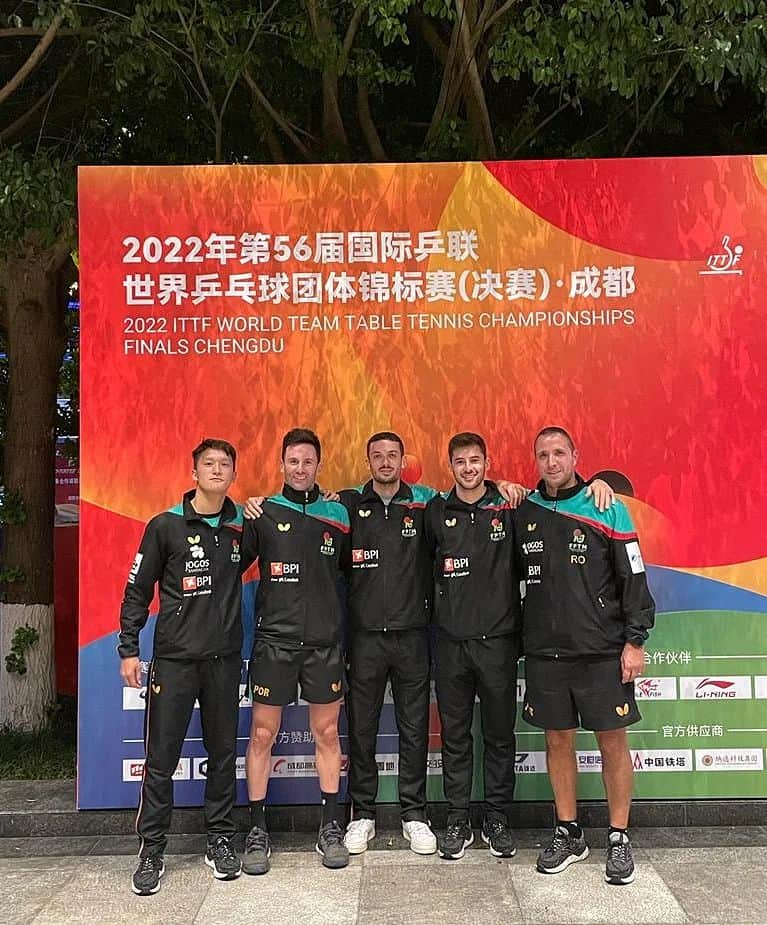 マルコス・フレイタスのインスタグラム：「Amanhã começa a nossa caminhada neste mundial de equipas em Chengdu na China. O nosso primeiro encontro é contra a Eslováquia ás 13 horas em Portugal, Vamos 🇵🇹. / Tomorrow starts are journey in the team World Championships in Chengdu, China. First match is against Slovakia at 19:00 local time.  🇵🇹」