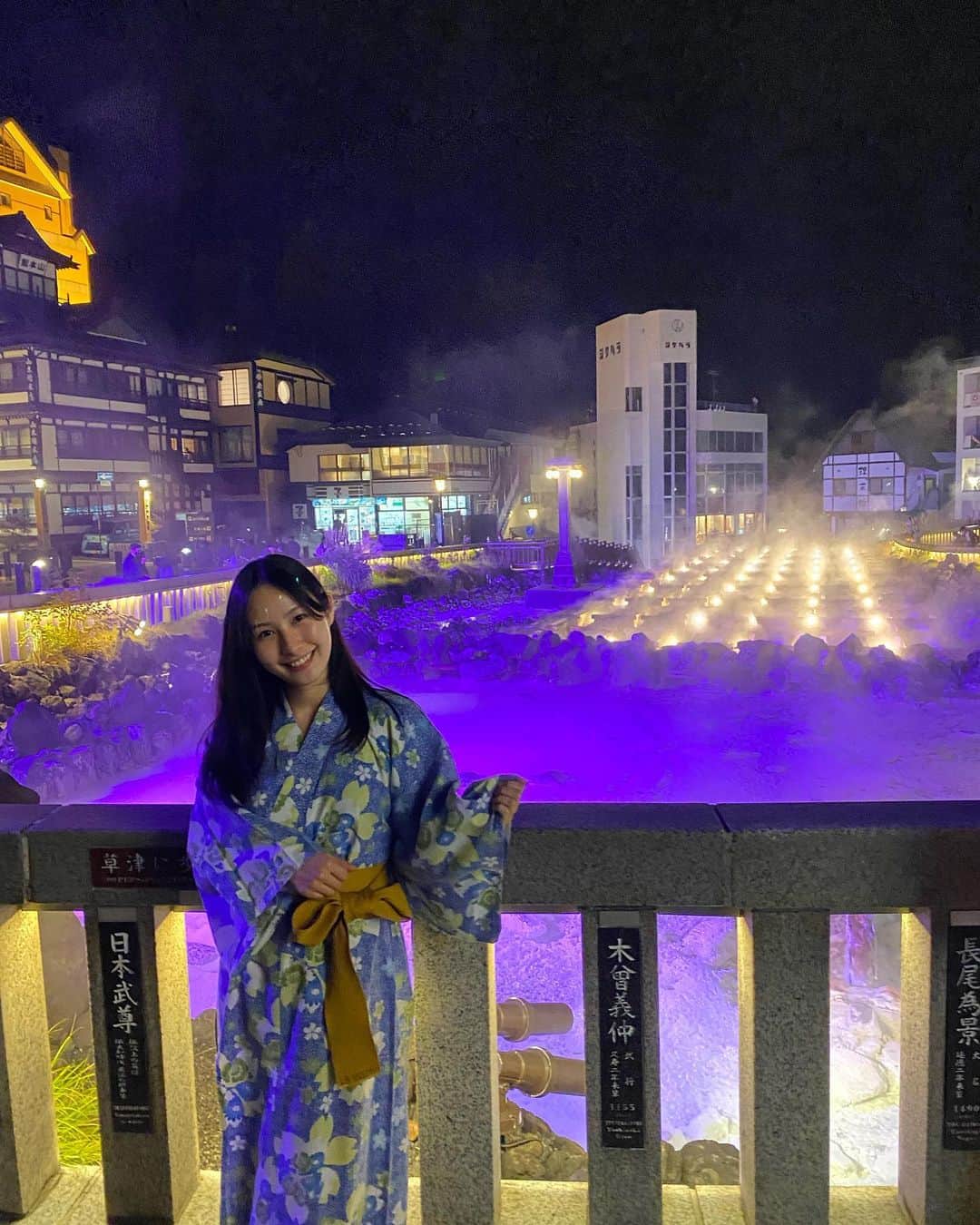 里彩さんのインスタグラム写真 - (里彩Instagram)「♨️❤️  青の浴衣どうですか？😌💙」9月29日 20時58分 - risa_gram611