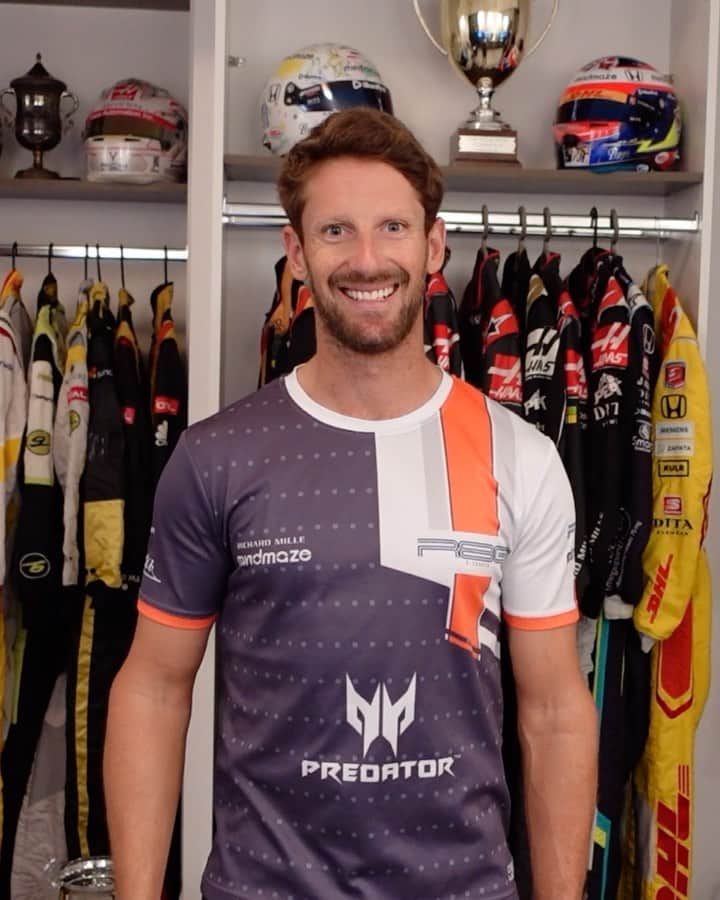 ロマン・グロージャンのインスタグラム：「GREAT NEWS for all Rocketeers!🏎🏐⚽️   Predator proudly presents The EMEA Predator League 2022! Eight Weeks of nonstop action!👀   Share amazing cash prize and hardware RIGHT NOW!   SIGN UP Link in Bio! https://www.predatorleague.gg  #JoinPlayWin #PredatorLeague」