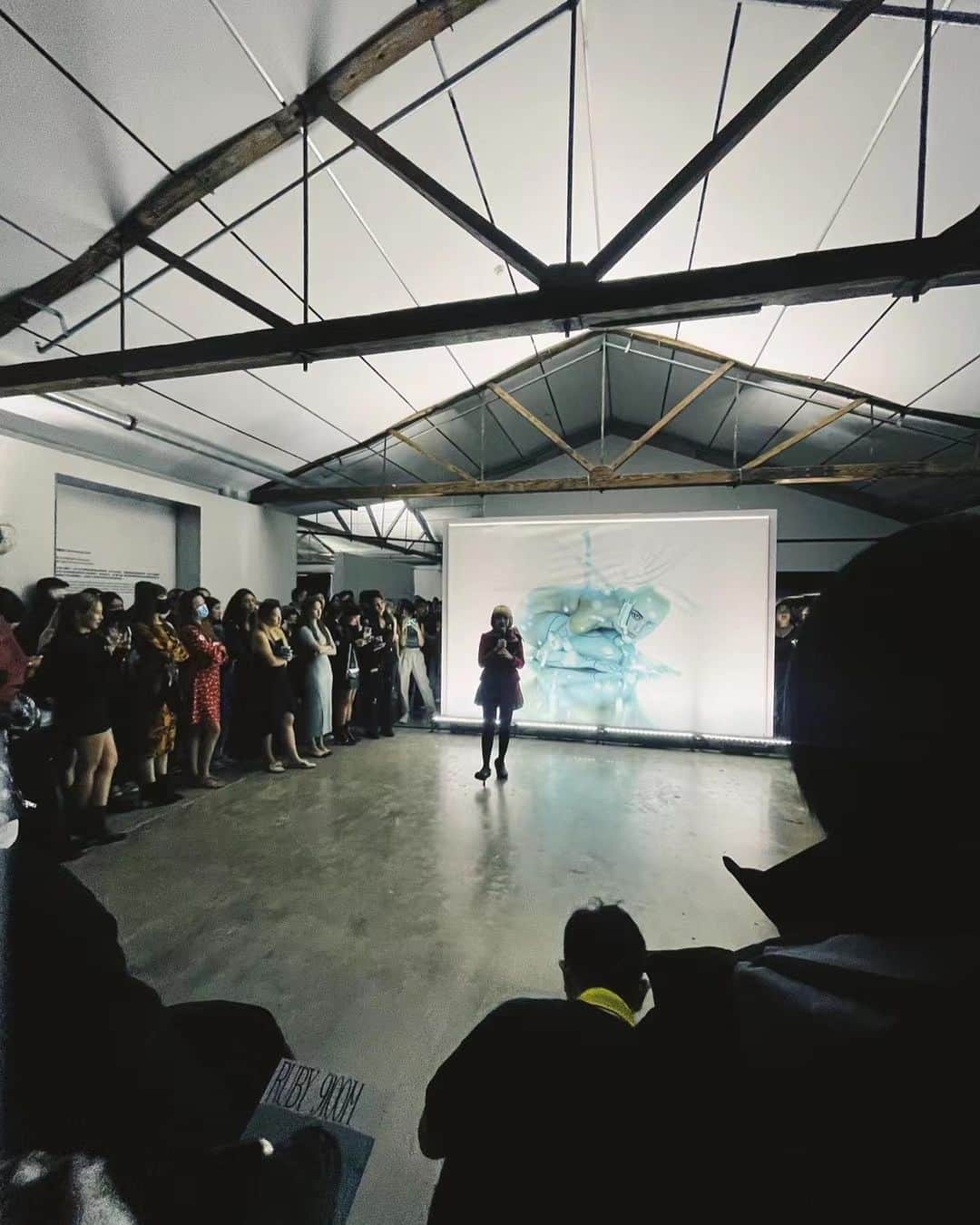 Ruby Gloomのインスタグラム：「<RUBY 9100M by Ruby > Self Portrait Exhibition 🔊 Thanks to my team @jam_tung / Captivating music by my husband @doughboybeatsyou」