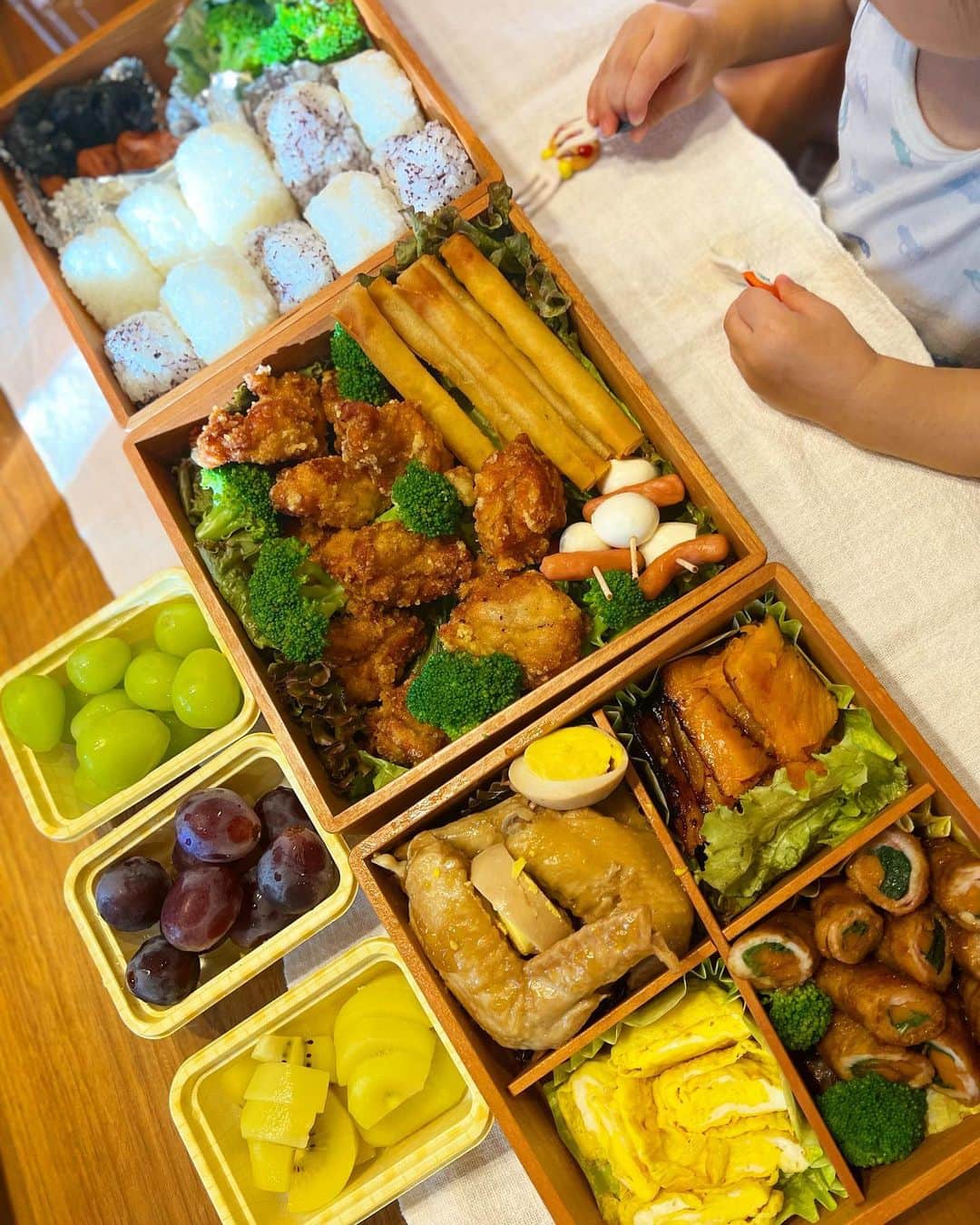 透水さらさのインスタグラム：「運動会🎌🏃‍♀️🏃‍♂️ お弁当も楽しみのひとつ🍱 子も親もお疲れ様っっ！」