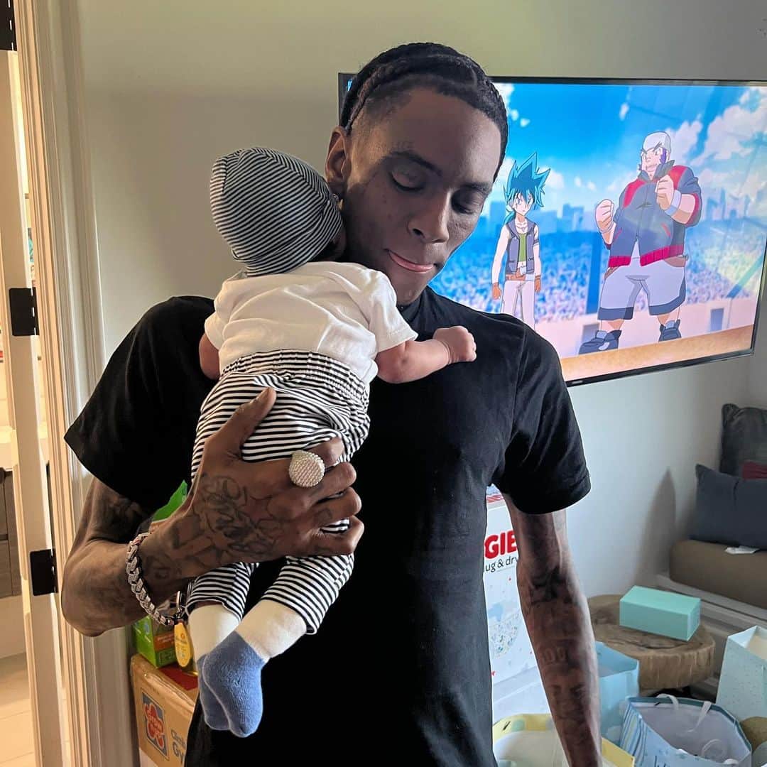 ソウルジャ・ボーイ・テレムのインスタグラム：「Lil Soulja daddy love u 🥹🥹🥹🙏🏾」