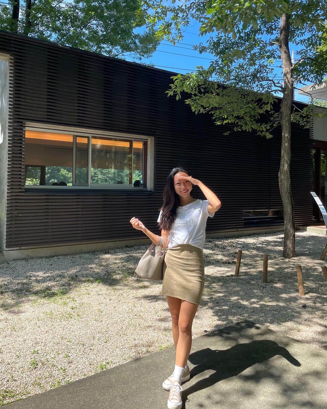 亀川萌絵子のインスタグラム：「しぜんー！🍀💗」