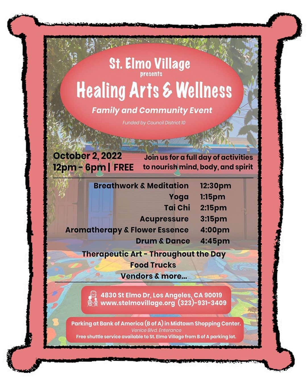ジェフ・ブリッジスのインスタグラム：「Head over to St Elmos Village on October 2nd for a full day of activities to nourish mind, body and spirit.  Be Love, Jeff」