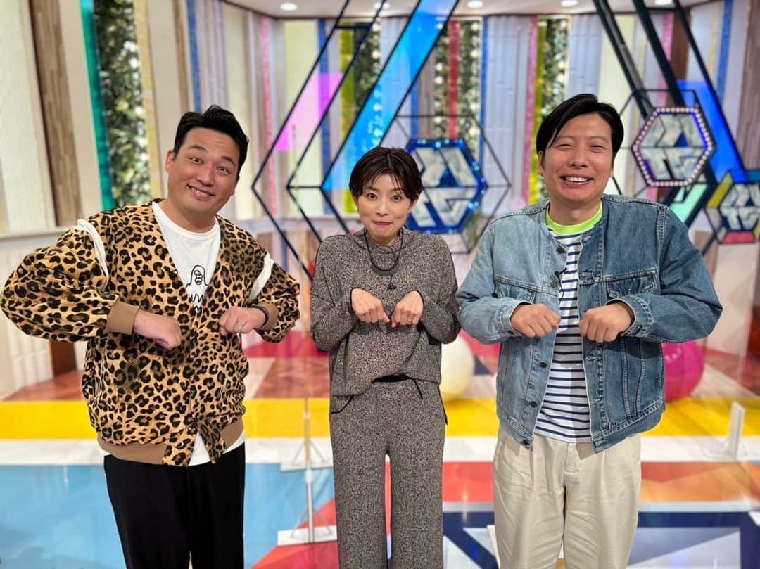 のインスタグラム：「ネタバレ！！ ご覧いただきましたか？  #藤崎マーケット  #トキ　さん #田崎　さん #ガリットチュウ福島　さん  ありがとうございました😊」