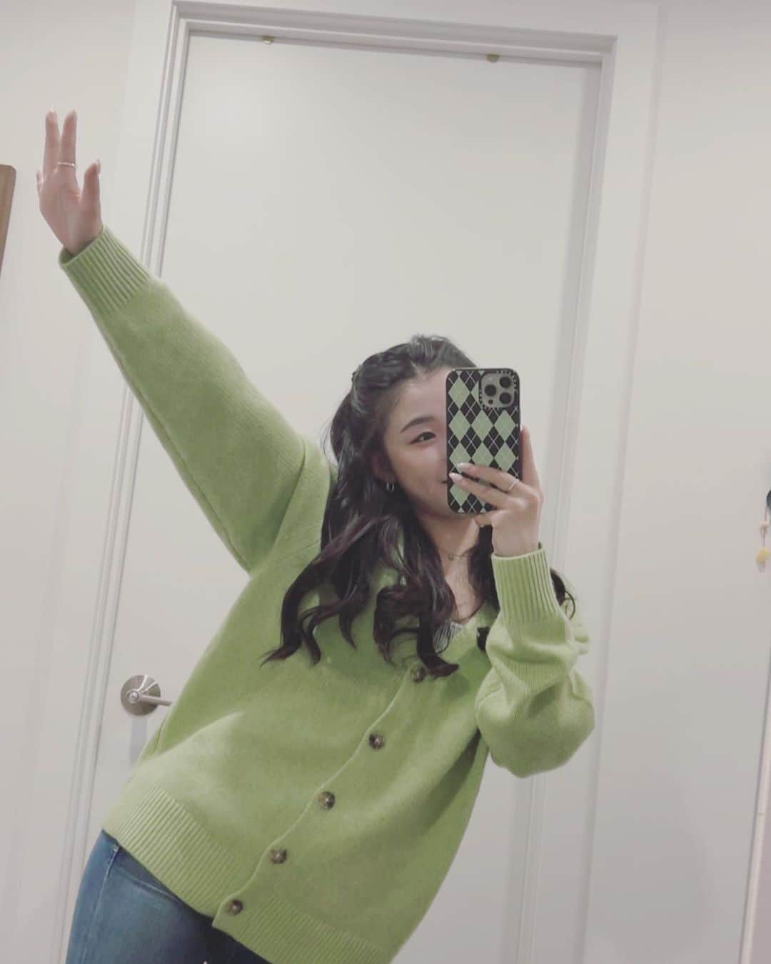 王詩エツのインスタグラム：「💚降温啦～」