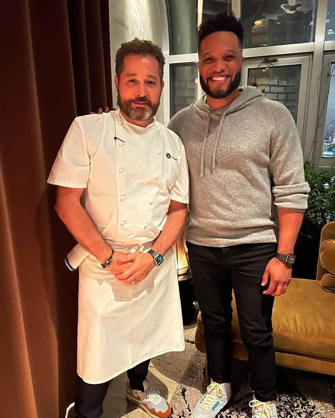 ロビンソン・カノのインスタグラム：「Thank you for the hospitality @chefjameskent @saga_nyc」