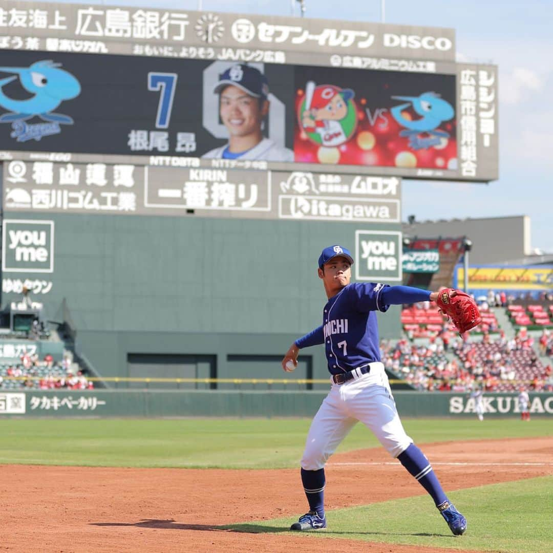 根尾昂さんのインスタグラム写真 - (根尾昂Instagram)「本日をもって 2022シーズンが 終了となります。  本当に貴重な経験を、 そして挑戦をさせて頂いた 一年となりました。 来シーズンに向けて このシーズンオフ、 しっかり鍛えてきます。  本当に沢山の応援を ありがとうございました。 来年も応援宜しく お願いします！！」10月2日 22時37分 - neoakira.7