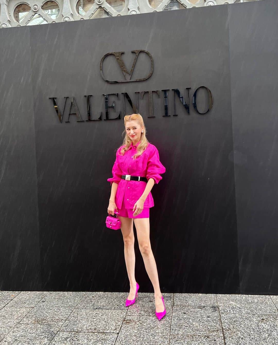 平山美春のインスタグラム：「@maisonvalentino ss23 #pfw #parisfashionweek  . #valentino  #paris」