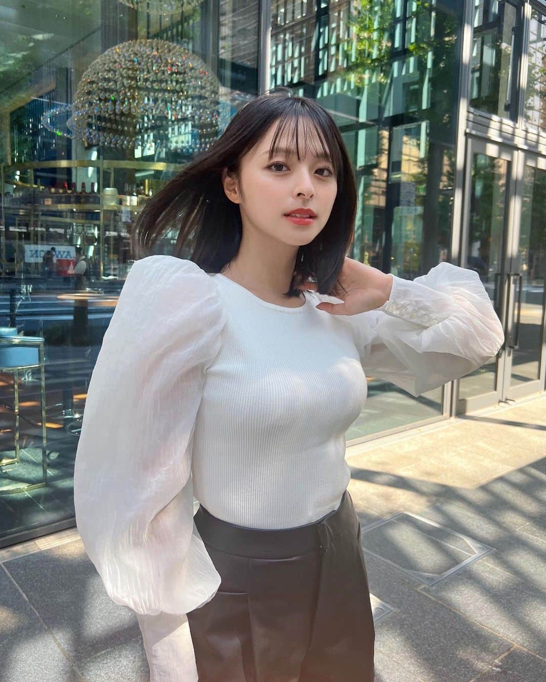 かおりのインスタグラム：「・ ・  サラサラ〜🥰」