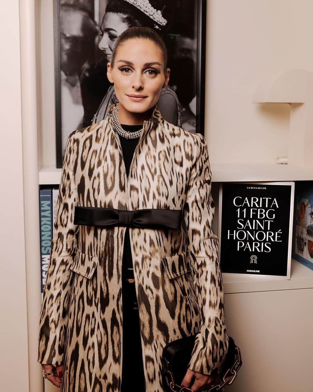 オリヴィア・パレルモのインスタグラム：「@giambattistavalliparis leopard 🐆🖤⁣ ⁣ 📷: @saywho.fr for @caritaparis」