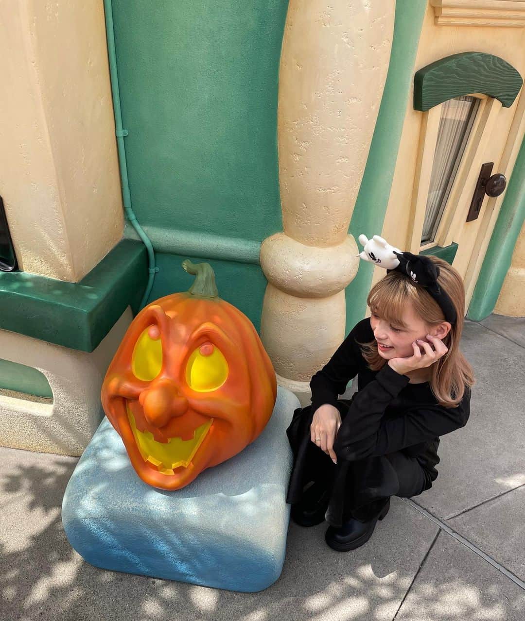 鈴木凪沙のインスタグラム：「#disneyland  はっぴーはろうぃん🎃」