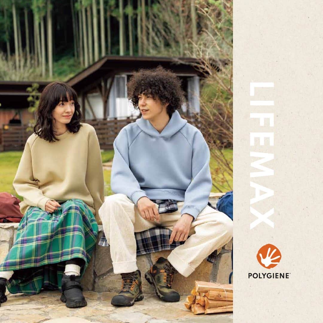 抗菌防臭加工のポリジンのインスタグラム：「LIFEMAXのフーディーもトレーナーは お手頃価格＋着心地の良いデザイン🍁こちらのアイテムにはPolygiene StayFreshTM加工が付いています。  寒暖差のあるこれからの季節にぴったり。急に服を脱いだときに感じられる汗のニオイ…も抑えてくれます🫢  ぜひチェックしてみてね！  #polygiene#forthemindfulliving #polygienestayfresh #LIFEMAX #ボンマックス #ライフマックス #ポリジン #スウェーデン #秋ファッション #高機能 #機能性 #汗をニオイにしない #抗菌防臭 #スポーツの秋 #カジュアルファッション #シンプルコーデ #シンプルな暮らし #シンプルライフ」