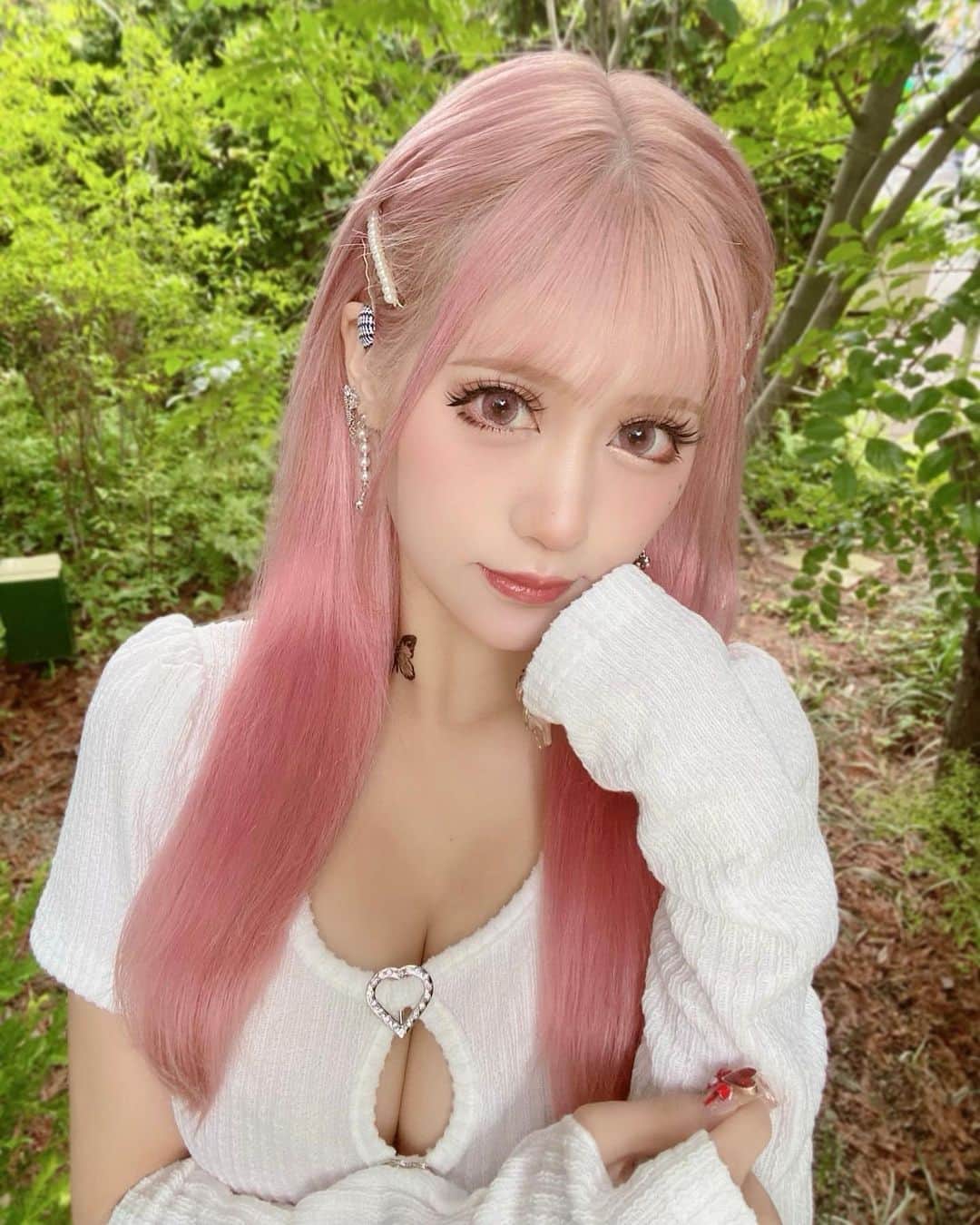 あいめろ姫のインスタグラム：「ピンク復活🎀💕💭💖🫶🏻  3ヶ月ぶり！ただいま！笑」