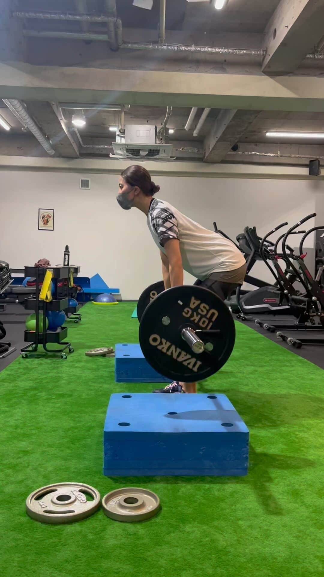大橋悠依のインスタグラム：「． Hang Power Clean 40kg  最初よりだいぶ上手くなってきて嬉しい😄✨  @creed_performance  @kai.yasuno  @kazutomooka」