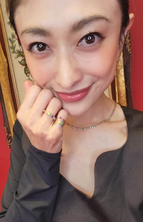 のインスタグラム：「@jewelilytokyo  コラボのjewelryを作らさせていただきました❤️」