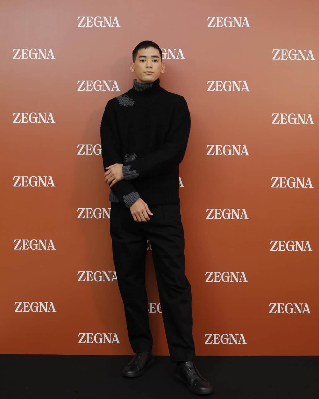 のインスタグラム：「@zegnaofficial   good time w/ @alessandrosartoriofficial !  #borninoasizegna #ゼニア #オアジカシミヤ」
