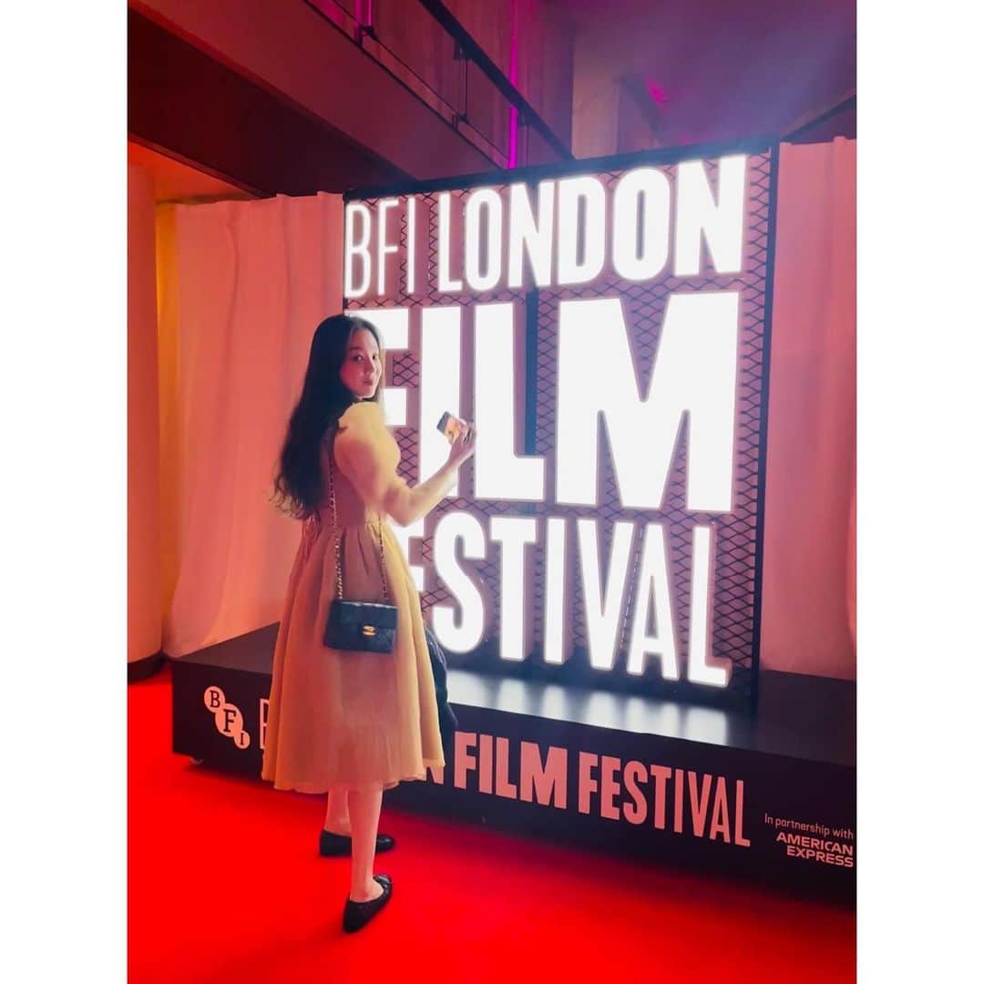 チョン・リョウォンのインスタグラム：「. the opening night- #bfi #lff2022」