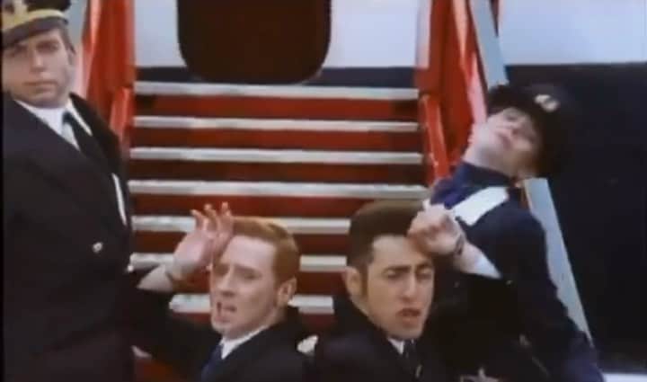 アラン・カミングのインスタグラム：「Sometimes you just need to look this in the face. The High Life title sequence, shot at the gorgeous and underrated Prestwick Airport in 1994!」