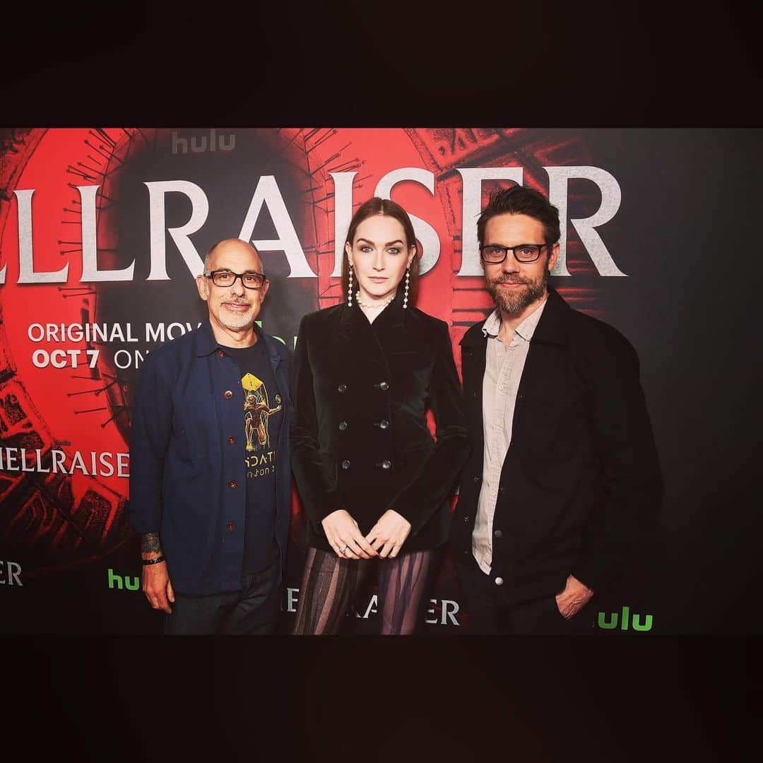 ジェイミー・クレイトンさんのインスタグラム写真 - (ジェイミー・クレイトンInstagram)「⛓Thank you @beyondfest⛓ #Hellraiser on @hulu  Styling: @andrewgelwicks  Look: @christopherkane  Pearls: @presley.oldham」10月6日 22時30分 - msjamieclayton