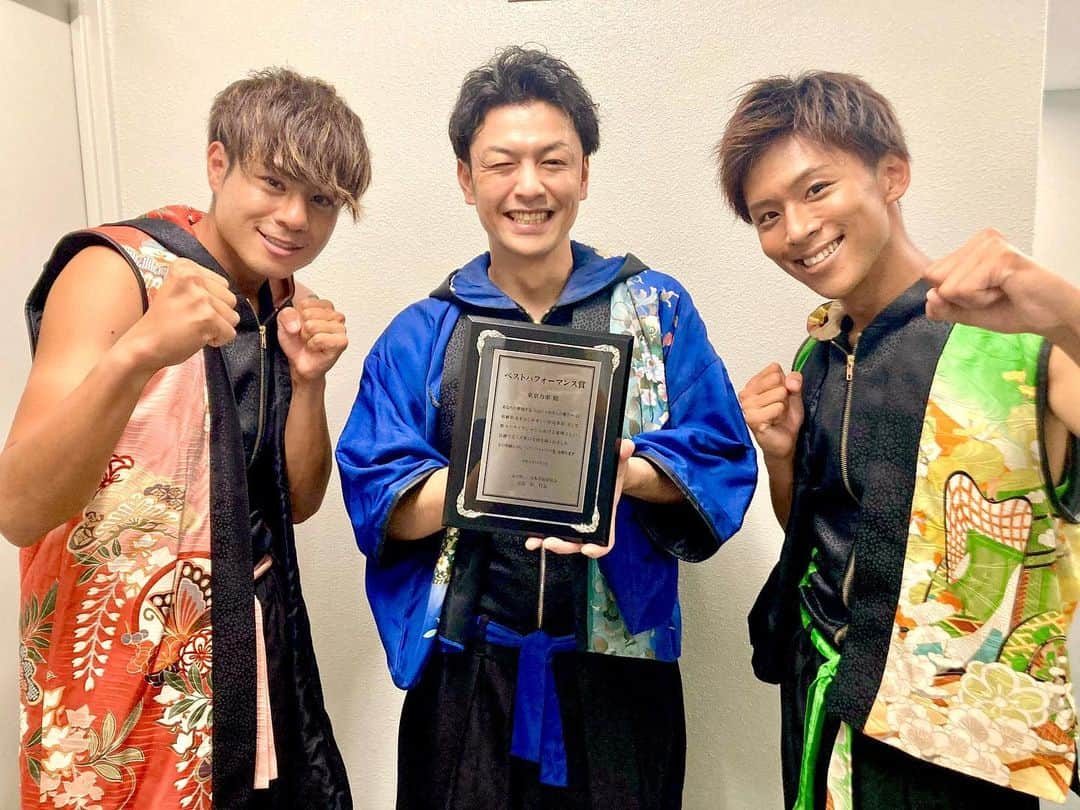 のインスタグラム：「日本作曲家協会音楽祭・2022の授賞式。 ベストパフォーマンス賞を頂きました。  いつも応援していただいている皆様、 本当にありがとうございます。  ＢＳテレ東で11/3に放送予定です。  #東京力車」