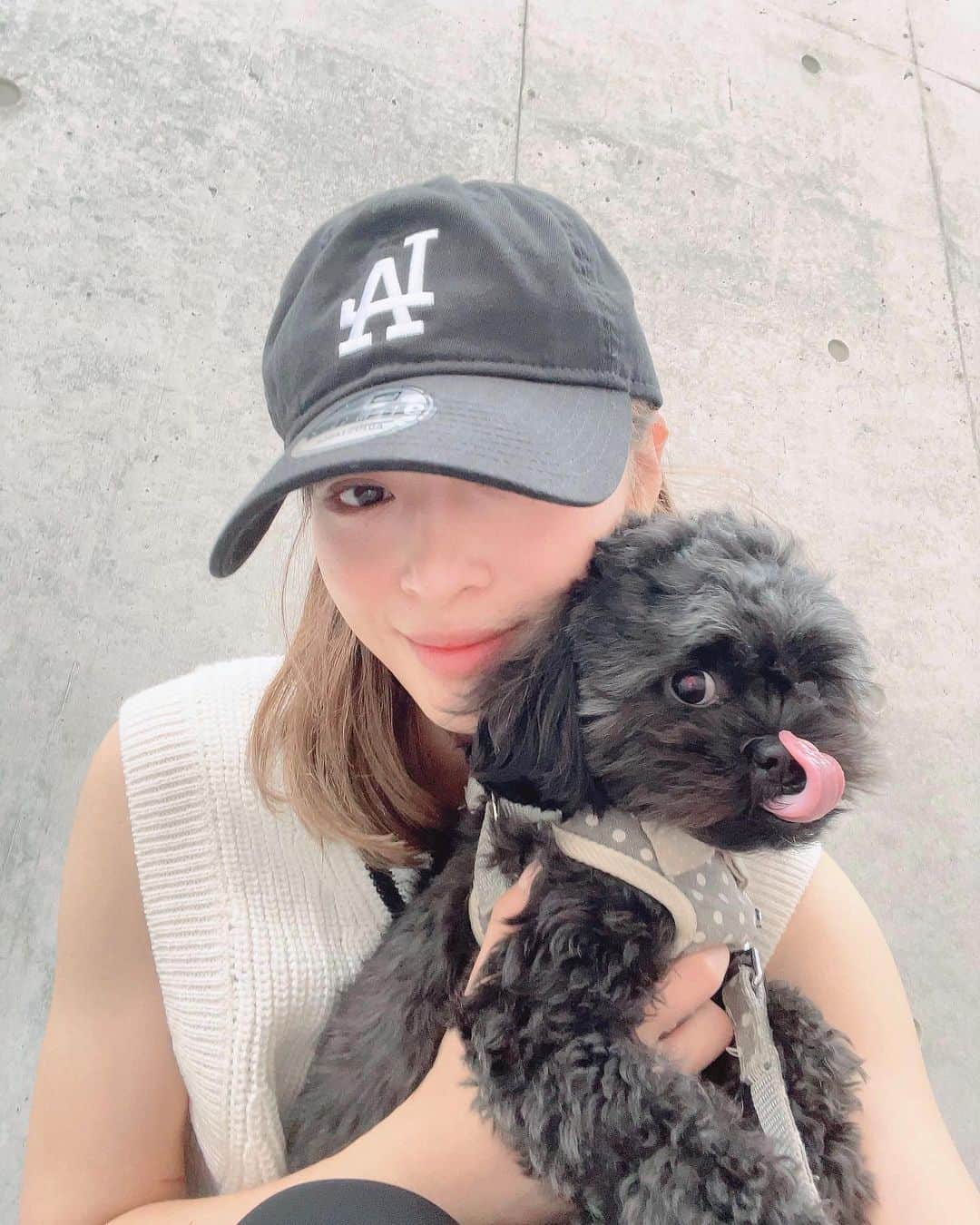 神部美咲のインスタグラム：「今日は我が家のお嬢様👸🐶 みみちゃん2回目のお誕生日🎂💓🐶  このまま自由気ままに過ごしてほしい🥰 そして、元気いっぱい健康にね😘  #シープー」