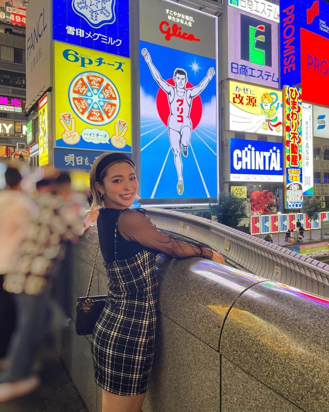 Hitomiのインスタグラム：「❤︎  久しぶりの大阪🐙  #大阪　#osaka #大阪旅行」