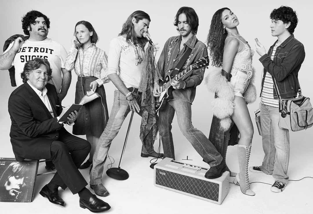 クリス・ウッドのインスタグラム：「Have you seen us yet??? @almostfamousbwy   Check out @vanityfair this month for an inside look at how Cameron Crowe took his story from screen to stage.   📸: @sebkimstudio」