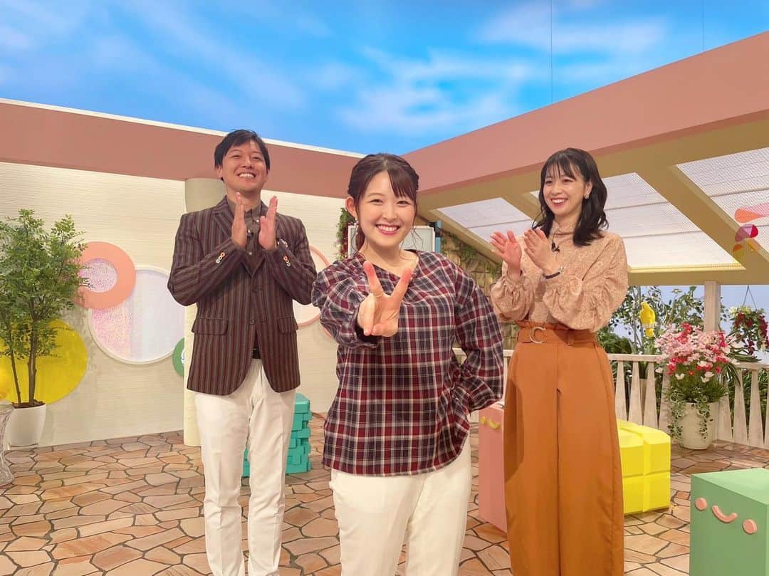 虎谷温子のインスタグラム：「諸國さん1週間お疲れ様でした！ …という場面🤗 #すまたん」
