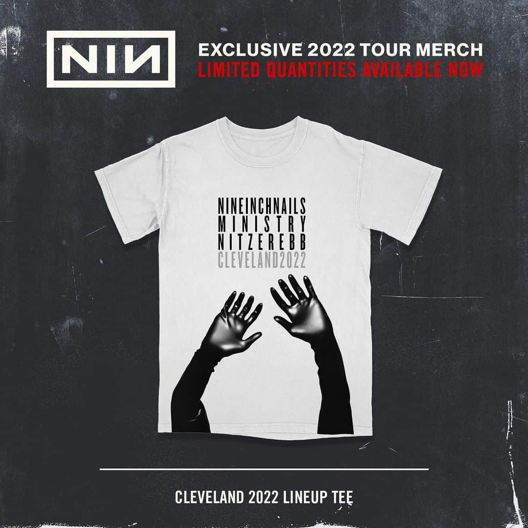 ナイン・インチ・ネイルズさんのインスタグラム写真 - (ナイン・インチ・ネイルズInstagram)「Exclusive new designs introduced during Nine Inch Nails’ U.S. and European 2022 tour are available in limited quantities for the first time in the store. Official store link in bio.」10月8日 1時22分 - nineinchnails