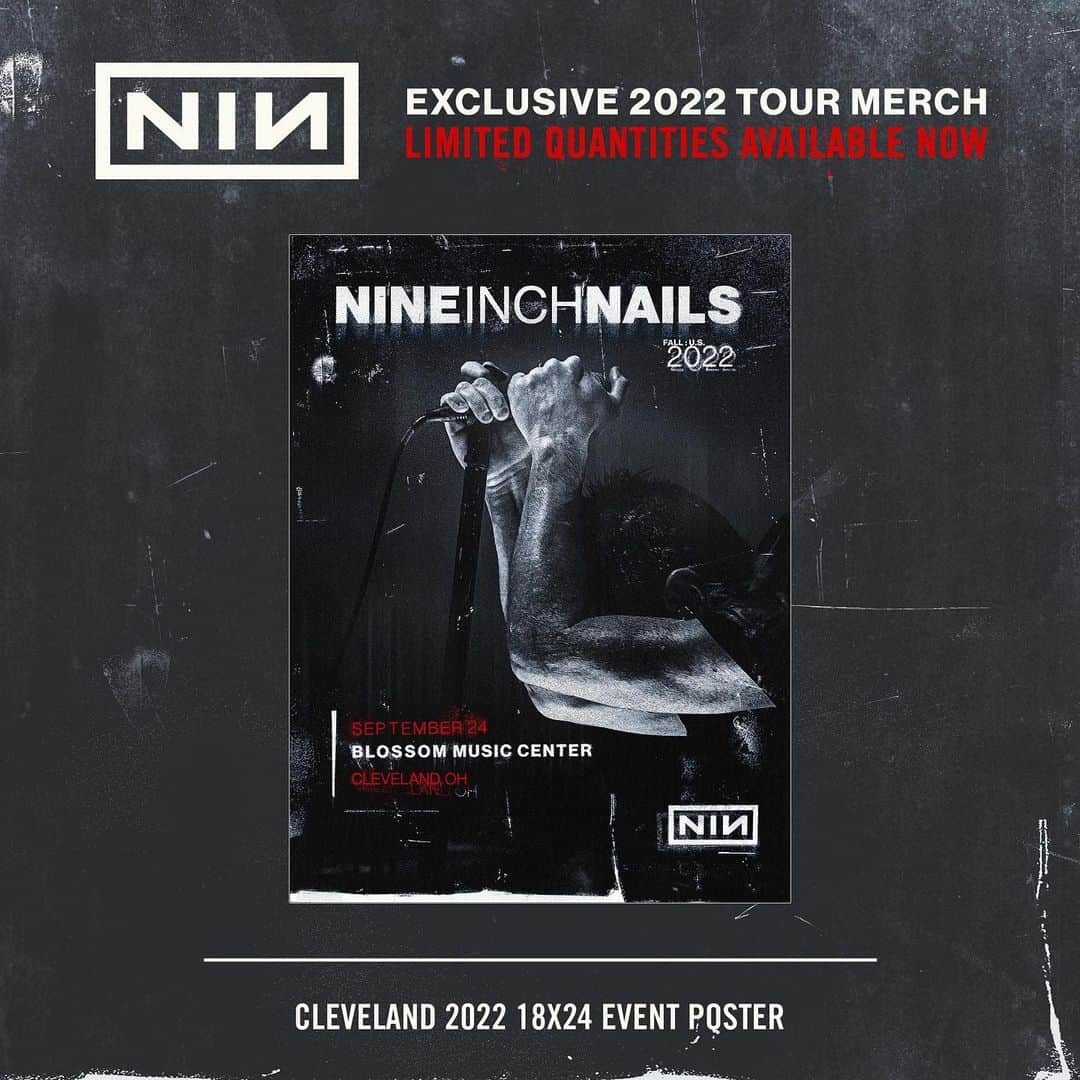 ナイン・インチ・ネイルズさんのインスタグラム写真 - (ナイン・インチ・ネイルズInstagram)「Exclusive new designs introduced during Nine Inch Nails’ U.S. and European 2022 tour are available in limited quantities for the first time in the store. Official store link in bio.」10月8日 1時22分 - nineinchnails