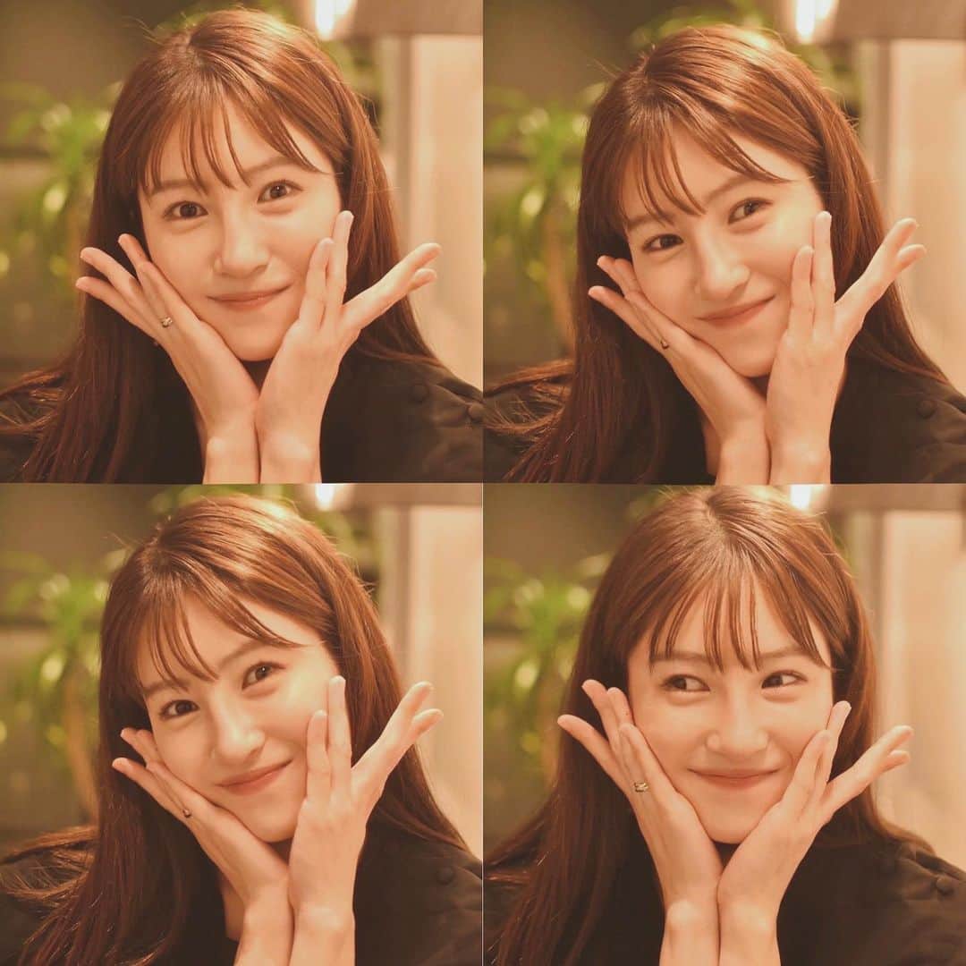 のインスタグラム：「🤗 ⁡ ここ数日で急に寒くなりましたね(>_<) 冷えないよう暖かくしてください🧸💞 ⁡ そんな私は かき氷を食べてきました🍧笑 ⁡ かき氷と熱いお茶を交互にいただきながら 寒い〜！でも美味しい〜！の繰り返しでした😂🤍」