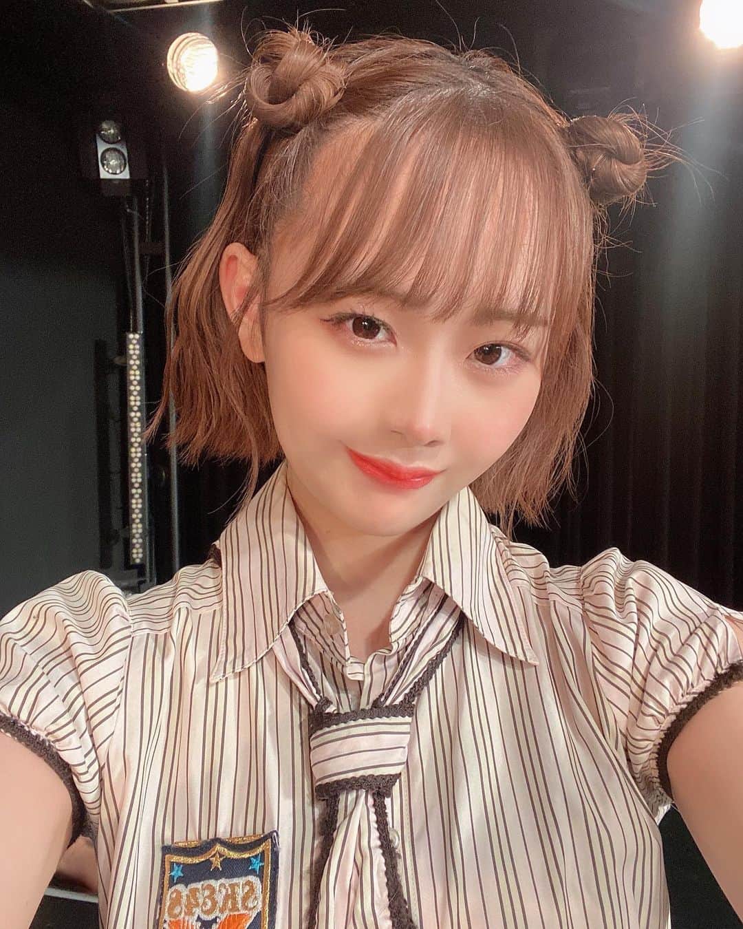 のインスタグラム：「くまさん🧸🫧   #ヘアアレンジ #ボブアレンジ #idol #アイドル  #SKE48」