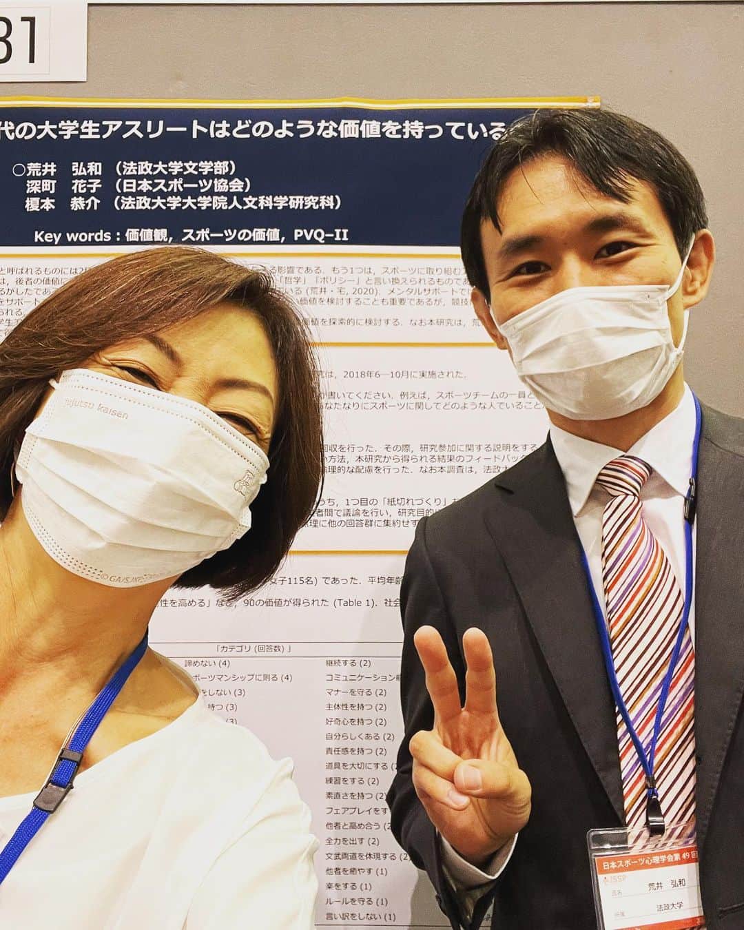 のインスタグラム：「先日は日本スポーツ心理学会で新潟でした。  久しぶりのリアル学会はやっぱり楽しかったです。  アスリートキャリアやメンタルヘルスについてのシンポジウムを行ったり、  たくさんのスポーツ心理学仲間の研究発表を拝見し議論させていただく時間は楽しいです。  #スポーツ心理学  #日本スポーツ心理学会  #メンタルトレーニング指導士  #アスリートキャリア  #メンタルヘルス」