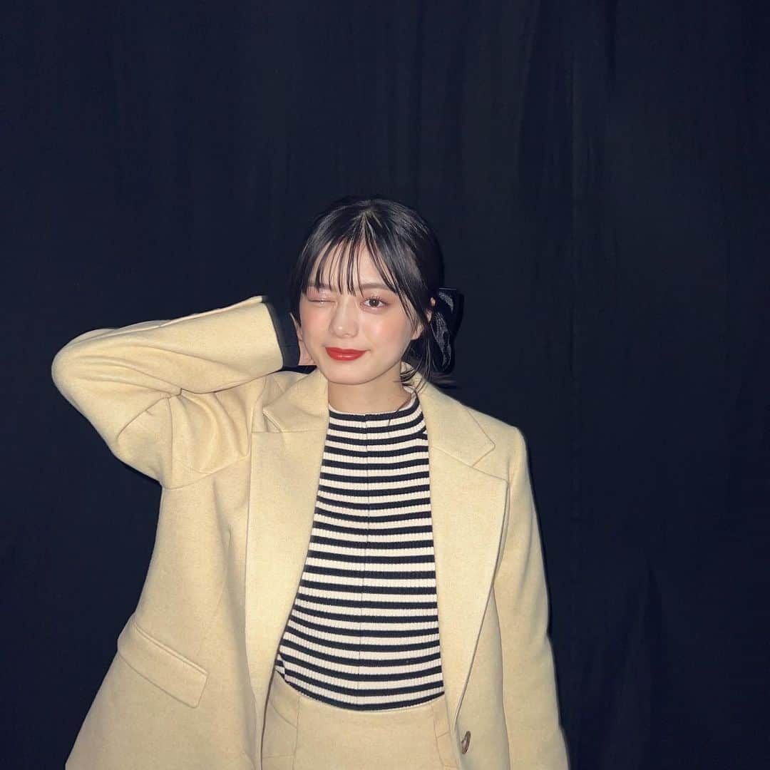 紺野彩夏のインスタグラム：「GirlsAward 2022 A/W みにきてくださったみなさん、配信を見てくださったみなさん、ありがとうございました！ FREE'S MARTさんと GYDAさんのステージを歩かせていただきました☺︎ またいつか会いましょう〜！」