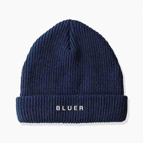 BLUER®︎ -ブルーアーのインスタグラム：「なんだか寒いっす😵  ＢＬＵＥＲ刺繍ビーニー（NAVY×BEIGE） ニットビーニー ♥️→3,300円（税込）  ［ビーニー本体サイズ］フリーサイズ（55～60）cm ［素材］アクリル100% ［ロゴ部分］刺繍（刺繍裏面に白の当て生地があります） ［本体カラ―］ネイビー ［刺繍カラ―］ベージュ  BLUERオンラインショップ https://www.bluer.tokyo/?pid=155110257  @bluer.tokyo」