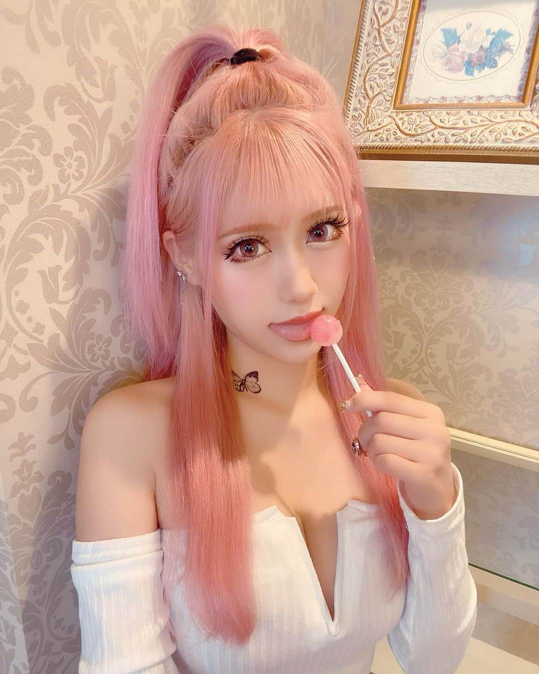 あいめろ姫のインスタグラム：「ハーフアップした日でした、、🥰💞🫶🏻」
