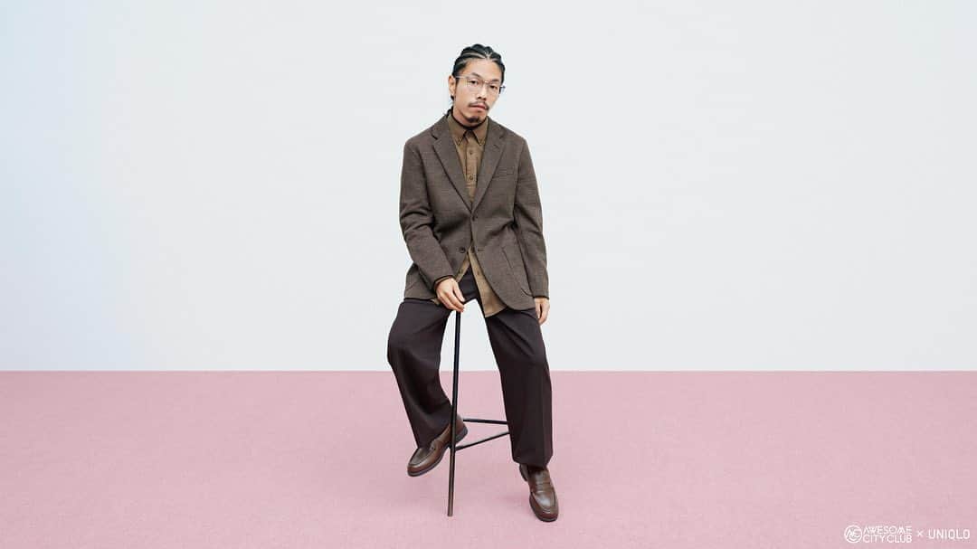 モリシーのインスタグラム：「UNIQLO×ACC 暖かいアウターは今年にぴったりです。 いっぱい着させて頂きました！  #awesomecityclub  #UNIQLO」