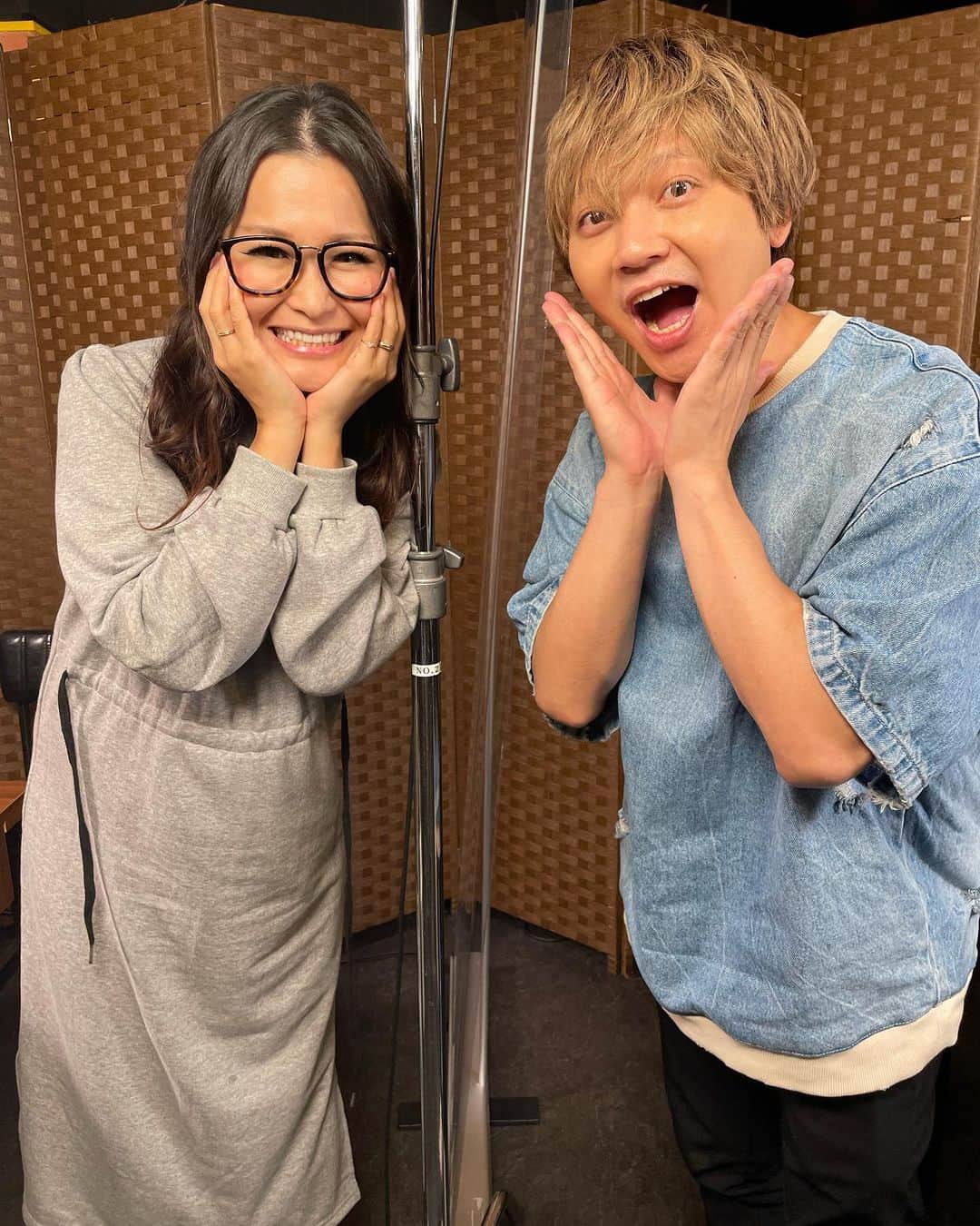 ギャル曽根のインスタグラム：「マイキーの声優さんで有名な林勇さん🐰✨ めちゃくちゃ気さくで優しい方でした🥹❗️❗️❗️ 実はご近所さんで🤣✨ 自転車で爆速姿を見られていたらしい、、、😂😂😂 #すっぴんで自転車は日常🤣 #是非次は声をかけてください🫣✨ #林勇さん✨」
