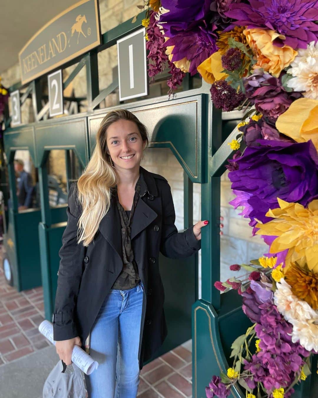 ミカエル・ミシェルのインスタグラム：「Keeneland 🌸☀️✨」